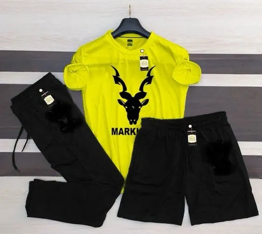 Pack Of 3 printed summer Tracksuit