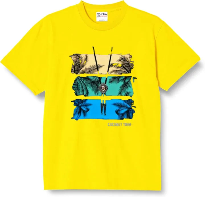New Printed coconut Tree T.shirts
