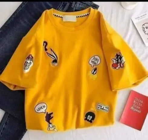 Printed Cotton T-Shirts for Women