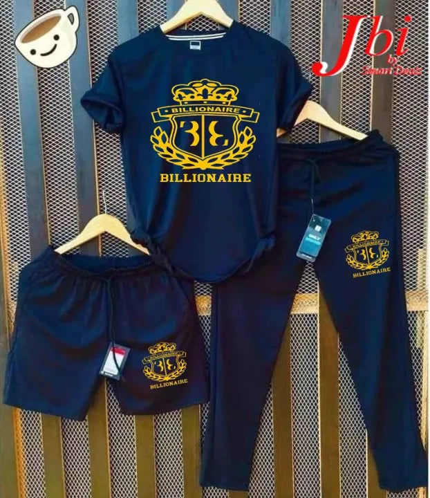 Pack Of 3 printed summer Tracksuit